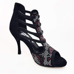 Load image into Gallery viewer, Wish Dance Shop 460 PW Camoscio Nero Livrea Viper Rosso
