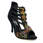 Load image into Gallery viewer, Wish Dance Shop 460 PW Samakaka Giallo Camoscio Nero
