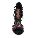 Load image into Gallery viewer, Wish Dance Shop 460 PW Samakaka Oro Camoscio Nero
