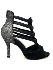 Carica immagine nella Galleria, Wish Dance Shop 460 zip Camoscio Nero e Fish Carbon
