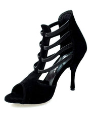 Carica immagine nella Galleria, Wish Dance Shop 460 PW in Camoscio Nero Total Tacco Rivestito Camoscio
