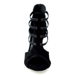 Load image into Gallery viewer, Wish Dance Shop 460 PW in Camoscio Nero Total Tacco Rivestito Camoscio
