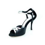 Load image into Gallery viewer, Wish Dance Shop 691 Pelle Nera e Glitter Argento
