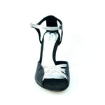 Load image into Gallery viewer, Wish Dance Shop 691 Pelle Nera e Glitter Argento
