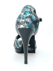 Carica immagine nella Galleria, Wish Dance Shop 698x Boa Blu e Vernice Nero
