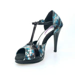 Load image into Gallery viewer, Wish Dance Shop 698x Boa Blu e Vernice Nero
