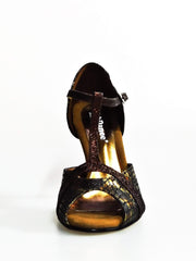 Load image into Gallery viewer, Wish Dance Shop 698x Boa Bronzo e Glitter Brown
