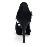 Load image into Gallery viewer, Wish Dance Shop 731 in Camoscio Nero con Plateau
