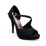 Load image into Gallery viewer, Wish Dance Shop 731 in Camoscio Nero con Plateau
