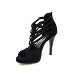 Load image into Gallery viewer, Wish Dance Shop 779 Camoscio Nero con Plateau
