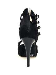 Carica immagine nella Galleria, Wish Dance Shop 779 Camoscio Nero con Plateau
