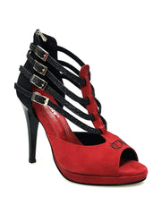 Carica immagine nella Galleria, Wish Dance Shop 779 Camoscio Rosso e Nero per Kizmi
