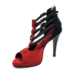 Carica immagine nella Galleria, Wish Dance Shop 779 Camoscio Rosso e Nero per Kizmi
