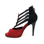 Carica immagine nella Galleria, Wish Dance Shop 779 Camoscio Rosso e Nero per Kizmi
