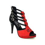 Carica immagine nella Galleria, Wish Dance Shop 779f Camoscio Rosso e Nero per Kizmi
