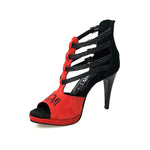 Carica immagine nella Galleria, Wish Dance Shop 779f Camoscio Rosso e Nero per Kizmi
