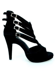 Load image into Gallery viewer, Wish Dance Shop 779F in Camoscio Nero con Plateau
