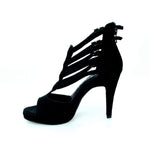 Load image into Gallery viewer, Wish Dance Shop 779F in Camoscio Nero con Plateau
