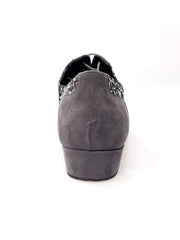 Load image into Gallery viewer, Siviglia (811) - Lace-up in Dovetail Mod. Oxford in Gray Suede and Silver Fiorato

