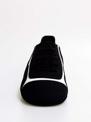 Load image into Gallery viewer, Wish Dance Shop 820 Camoscio Nero Profili Bianchi
