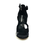 Load image into Gallery viewer, Wish Dance Shop Angela in Camoscio Nero con parti in Plexiglass
