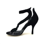 Load image into Gallery viewer, Wish Dance Shop Angela in Camoscio Nero con parti in Plexiglass
