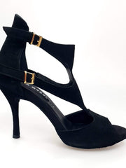 Load image into Gallery viewer, Anna - Woman&#39;s Sandal in Black Suede
