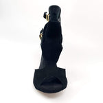 Carica immagine nella Galleria, Anna - Sandalo da Donna in Camoscio Nero
