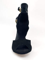 Load image into Gallery viewer, Anna - Woman&#39;s Sandal in Black Suede
