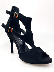 Load image into Gallery viewer, Anna - Woman&#39;s Sandal in Black Suede
