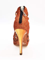 Carica immagine nella Galleria, Wish Dance Shop Intrigo in Glitter Bronzo e Plateaux
