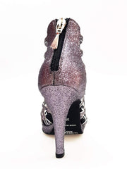 Carica immagine nella Galleria, Wish Dance Shop Intrigo in Glitter Carbon e Plateaux
