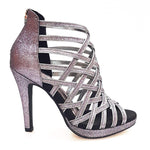 Carica immagine nella Galleria, Wish Dance Shop Intrigo in Glitter Carbon e Plateaux
