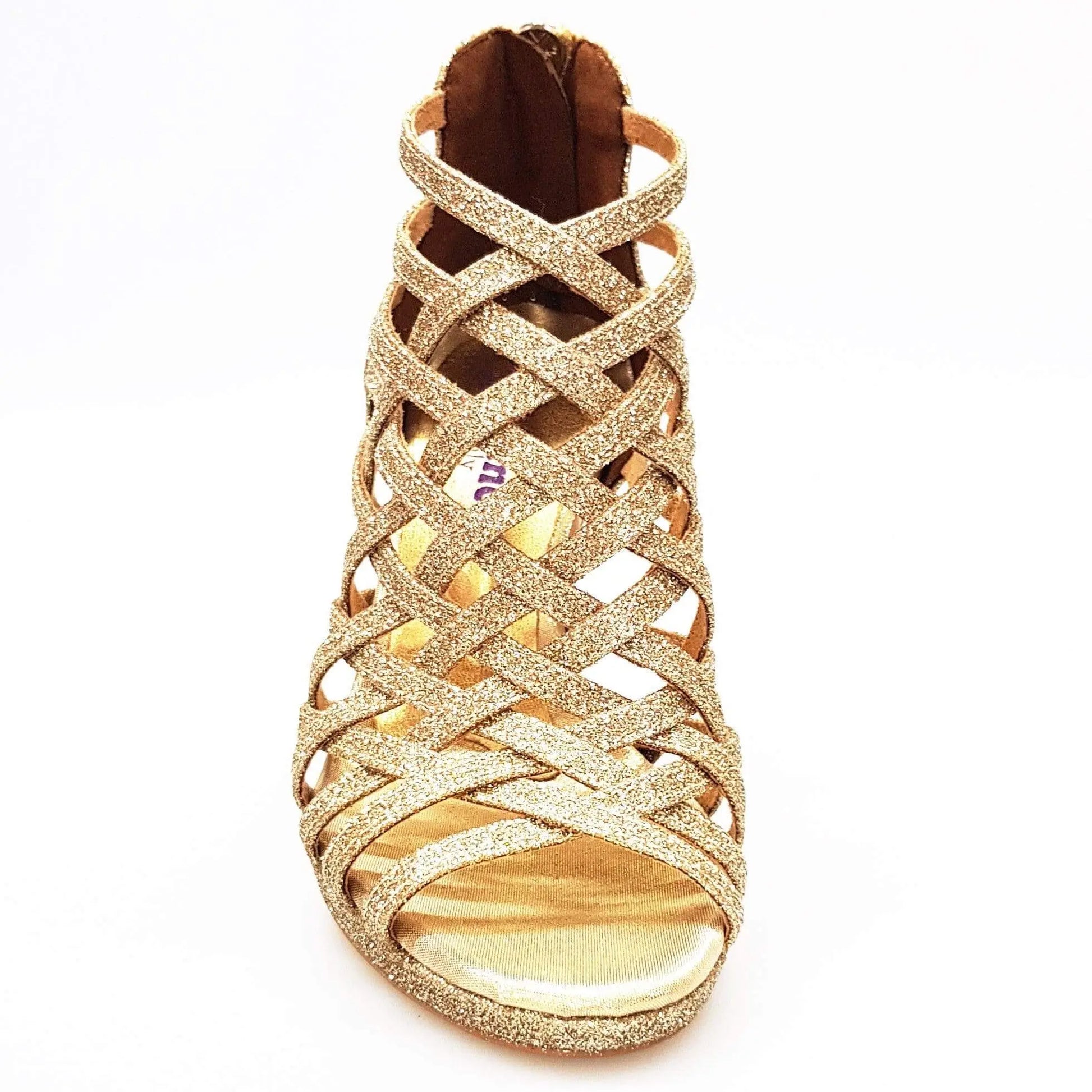 Scarpa donna Intrigo 780 Wish Dance Shop in glitter platino, tacco a spillo e plateau, elegante e brillante.