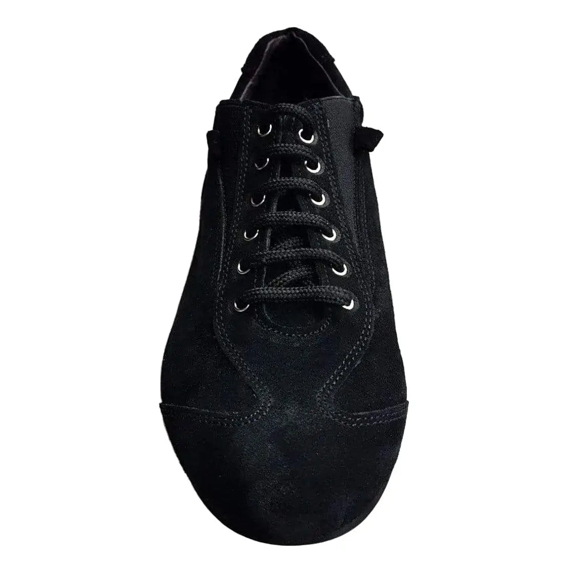 Scarpa sneaker Pantera Ivan in camoscio nero, con design elegante e comodo, ideale per stile casual e sportivo.