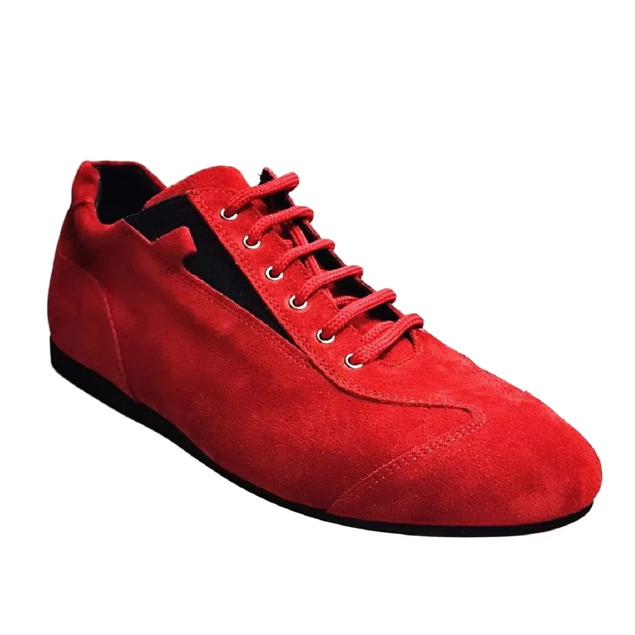 Scarpa sneaker Ivan Varadero in camoscio rosso, stile extraconfort, ideale per look dinamici e alla moda.
