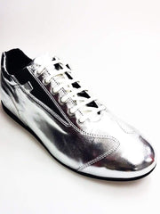 Carica immagine nella Galleria, Wish Dance Shop Ivan -Sneaker in Pelle Argento Bahia
