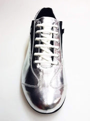 Carica immagine nella Galleria, Wish Dance Shop Ivan -Sneaker in Pelle Argento Bahia
