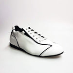 Load image into Gallery viewer, Wish Dance Shop Ivan - Sneaker in Pelle Bianca Profili Neri Habana
