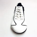 Load image into Gallery viewer, Wish Dance Shop Ivan - Sneaker in Pelle Bianca Profili Neri Habana
