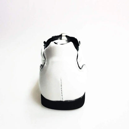 Sneaker bianca Ivan Habana in pelle con dettagli neri e suola in Microlight, calzatura comoda e alla moda.