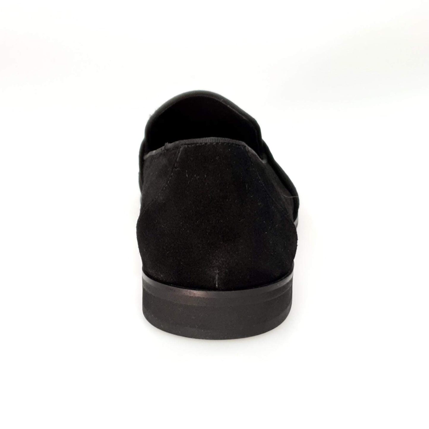 Mocassino da uomo Jackson in camoscio nero Wish Dance Shop, fodera in vera pelle, scarpa elegante e confortevole in stile classico