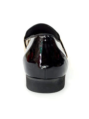 Carica immagine nella Galleria, Wish Dance Shop Jackson Mocassino Vernice Nera e Fascia Oro
