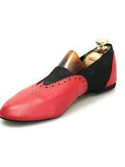 Carica immagine nella Galleria, Wish Dance Shop Jazz 06 Pelle Rossa Elastico Nero
