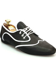 Carica immagine nella Galleria, Wish Dance Shop Jazz 07 Corsaro Pelle Nera Kro Bianco
