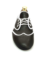 Carica immagine nella Galleria, Wish Dance Shop Jazz 07 Corsaro Pelle Nera Kro Bianco
