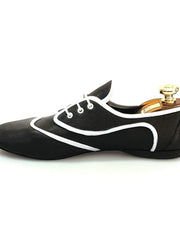 Carica immagine nella Galleria, Wish Dance Shop Jazz 07 Corsaro Pelle Nera Kro Bianco
