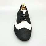 Load image into Gallery viewer, Wish Dance Shop Jazz 07 Glitter Bianco/ Glitter Nero Kro Nero

