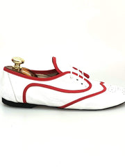 Load image into Gallery viewer, Wish Dance Shop Jazz 07 Pelle Bianca Kro Rosso
