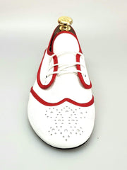 Load image into Gallery viewer, Wish Dance Shop Jazz 07 Pelle Bianca Kro Rosso
